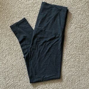 Gap Maternity full panel, full length, soft gray leggings